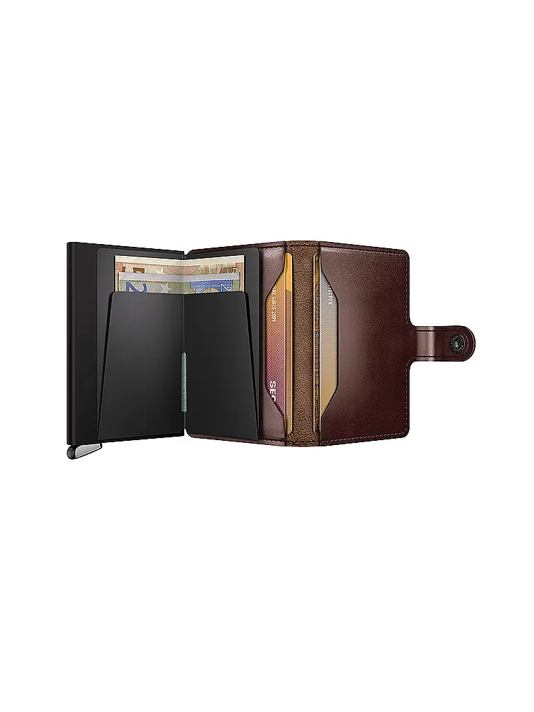 SECRID | Portefeuille PREMIUM MINIWALLET DUSK Marron foncé | 