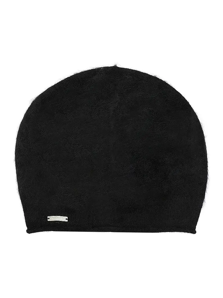 SEEBERGER | Bonnet - Haube en cachemire | schwarz