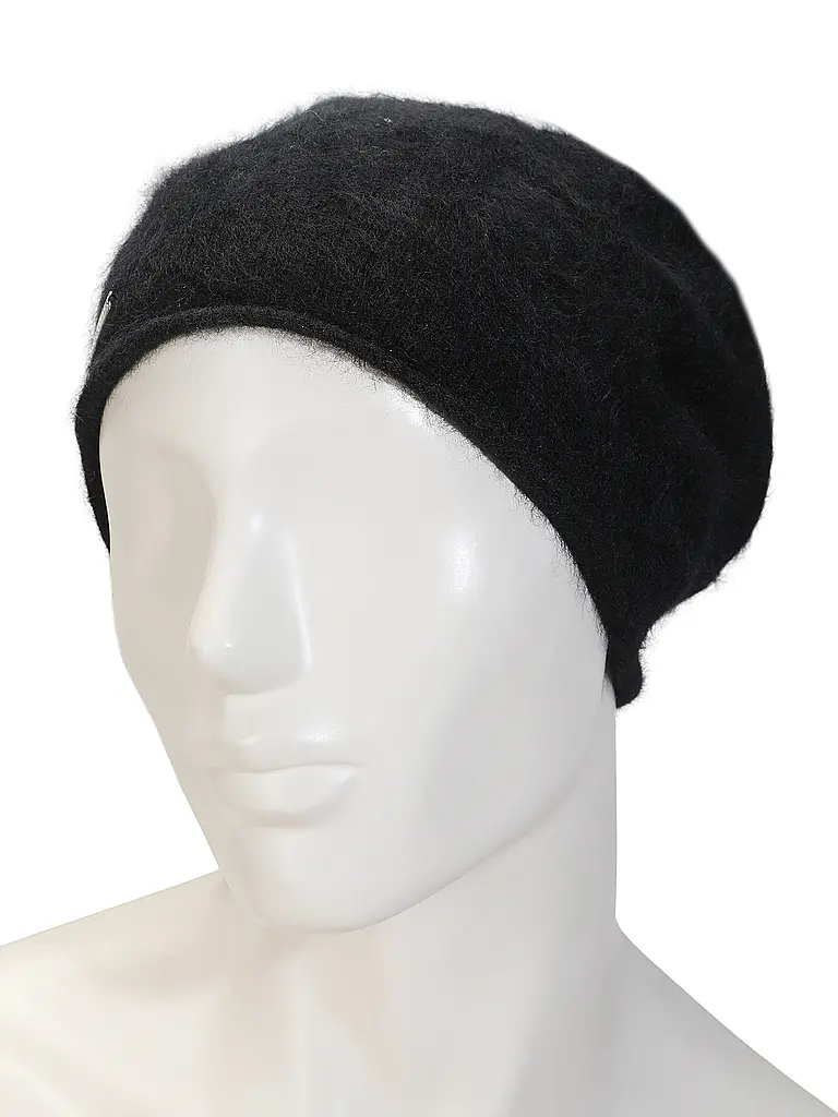 SEEBERGER | Bonnet - Haube en cachemire | schwarz