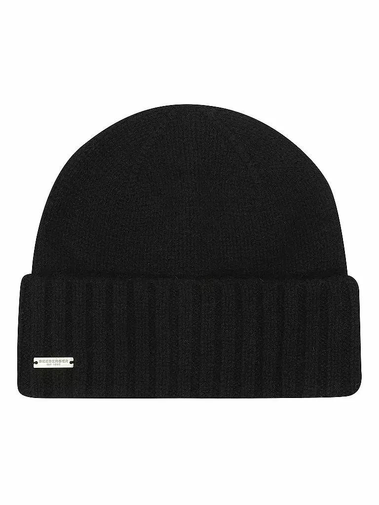 SEEBERGER | Bonnet en cachemire - Bonnet | schwarz