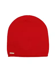SEEBERGER | Kaschmir Mütze - Haube | Rouge