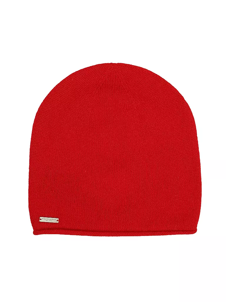 SEEBERGER | Bonnet en cachemire - Calotte | rot
