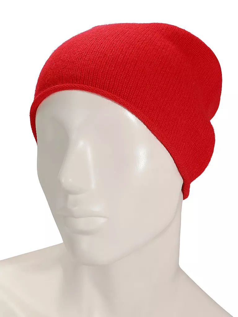 SEEBERGER | Bonnet en cachemire - Calotte | rot