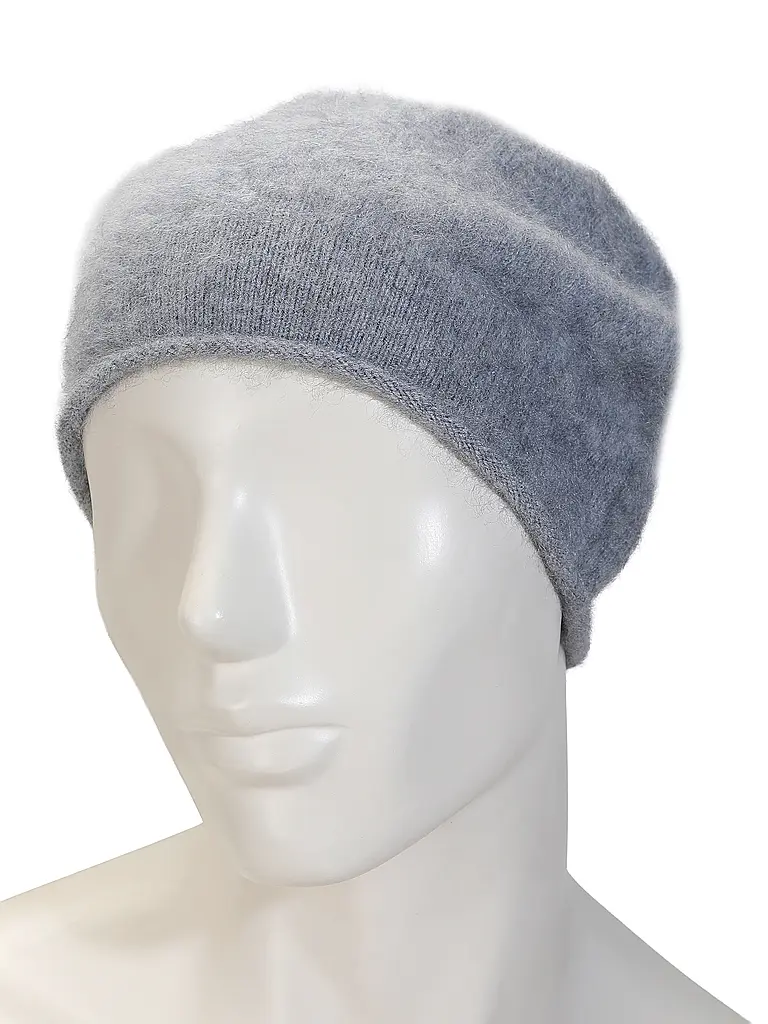 SEEBERGER | Bonnet en cachemire - Haube | hellgrau