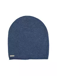 SEEBERGER | Kaschmir Mütze - Haube | Bleu