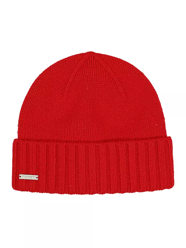SEEBERGER | Bonnet en cachemire | rot