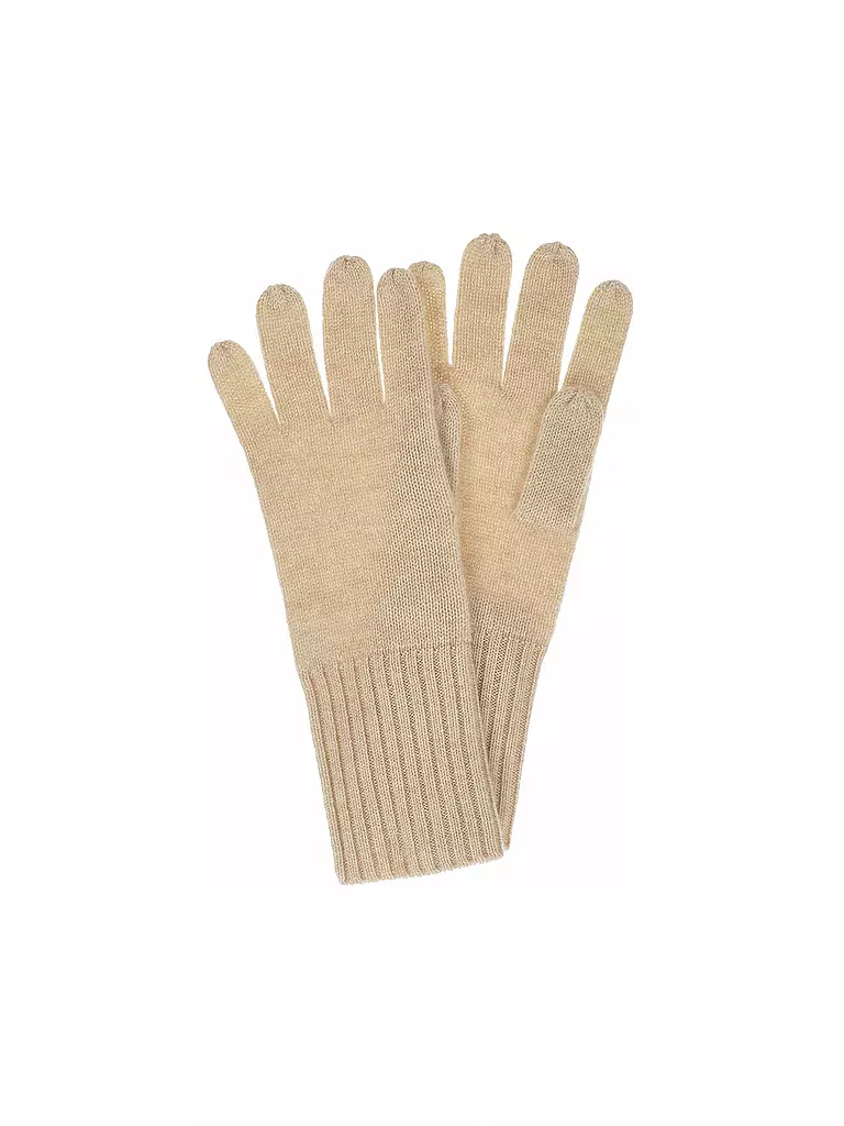 SEEBERGER | Gants en cachemire | beige