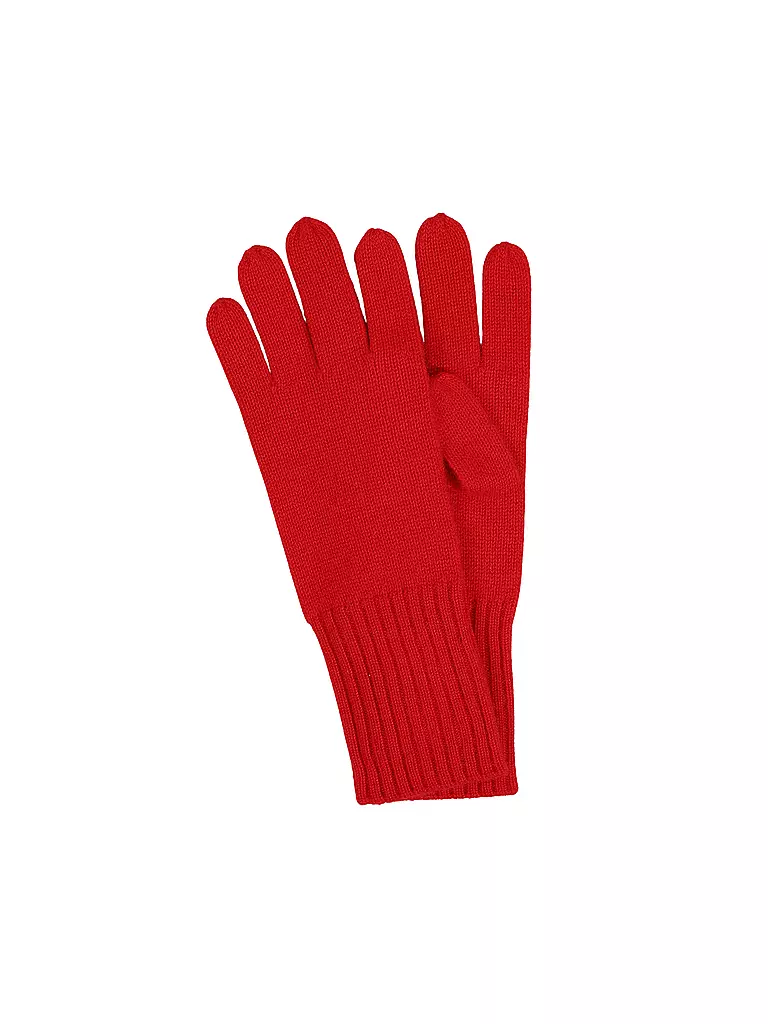 SEEBERGER | Gants en cachemire | rot
