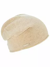 SEEBERGER | Kaschmir Mütze - Haube | Beige