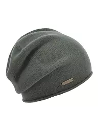 SEEBERGER | Kaschmir Mütze - Haube | Vert foncé