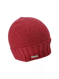 SEEBERGER | Bonnet en cachemire - Bonnet | Rouge foncé