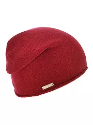 SEEBERGER | Kaschmir Mütze - Haube | Rouge foncé
