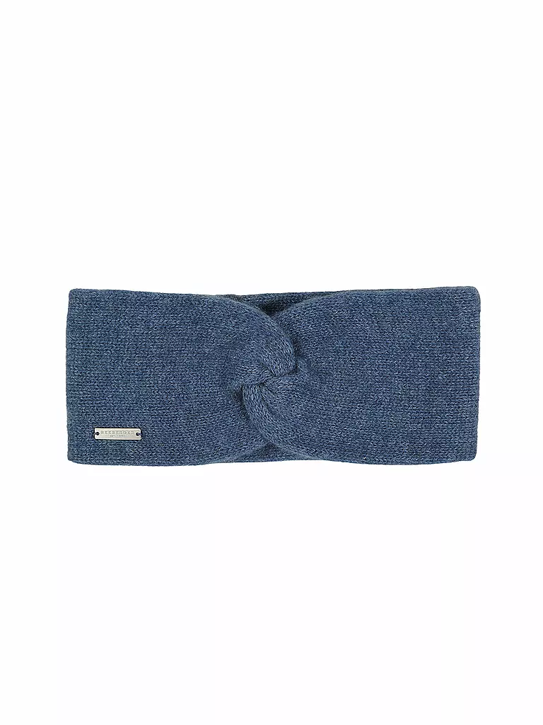 SEEBERGER | Stirnband en cachemire | blau