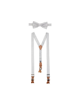 SEIDENFALTER | Ensemble de bretelles avec nœud papillon et clips à boutons