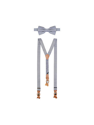 SEIDENFALTER | Ensemble de bretelles avec nœud papillon et clips à boutons