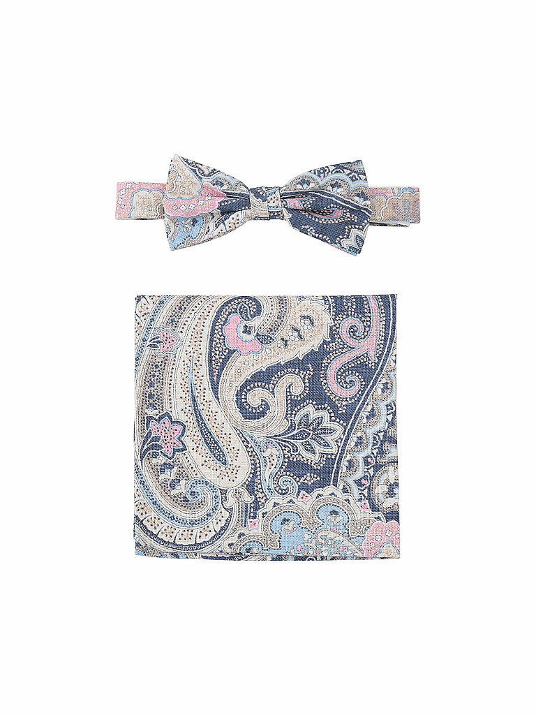 Set nœud papillon et pochette PRINCE BOWTIE bleu marine