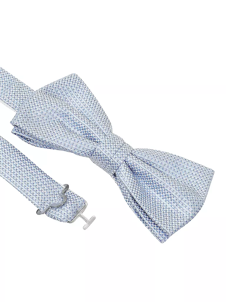 SEIDENFALTER | Coffret cadeau - Nœud papillon et pochette de costume | hellblau