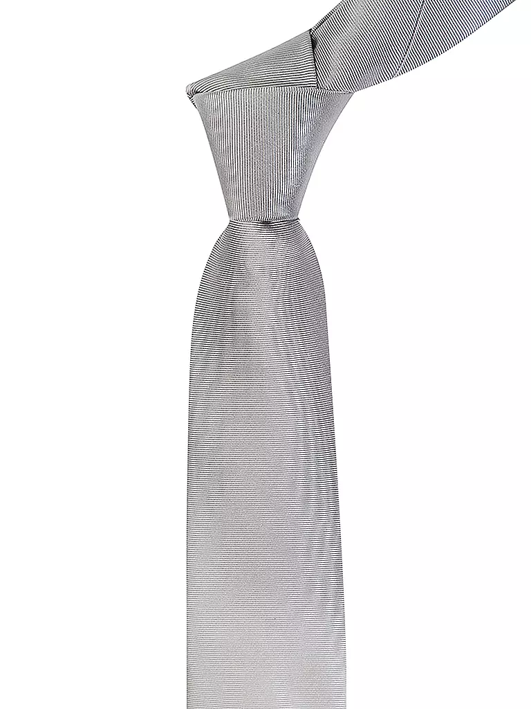 SEIDENFALTER | Cravate | Gris clair