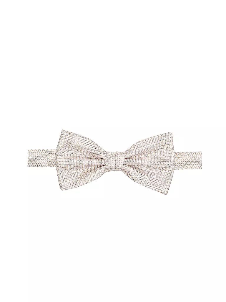 SEIDENFALTER | Ensemble de bretelles avec nœud papillon et clips à boutons | beige
