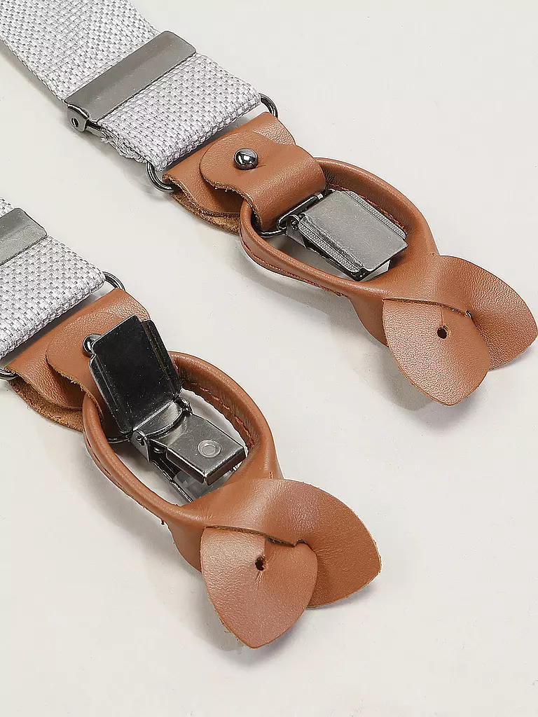SEIDENFALTER | Ensemble de bretelles avec nœud papillon et clips à boutons | 
