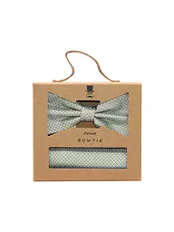 SEIDENFALTER | Coffret cadeau - Nœud papillon et pochette de costume | Vert clair