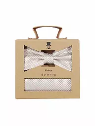 SEIDENFALTER | Geschenkset - Fliege und Stecktuch  | Crème