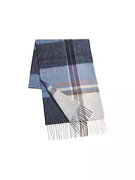 SEIDENFALTER | Kaschmirschal | Bleu foncé