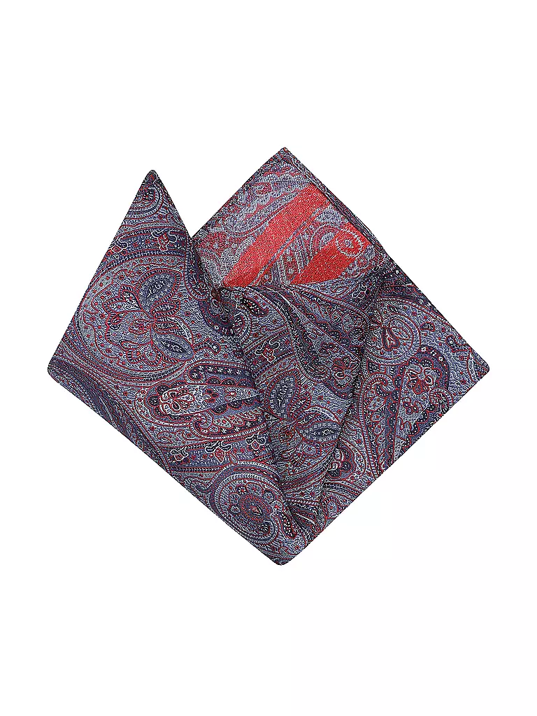 SEIDENFALTER | Pochette de costume | Rouge foncé