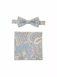 SEIDENFALTER | Set nœud papillon et pochette PRINCE BOWTIE | Beige
