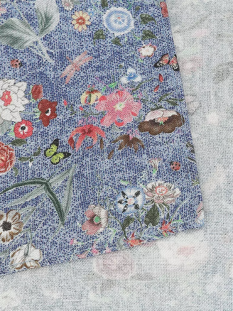 SEIDENFALTER | Stecktuch PRINCE BOWTIE | Bleu