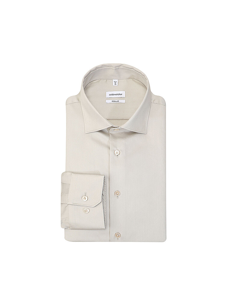 Chemise Coupe Standard marron clair 44