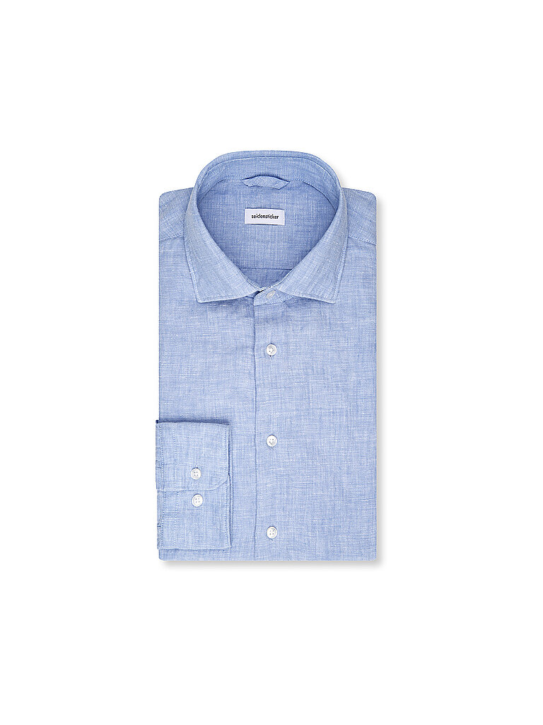 Chemise en lin bleu clair 41