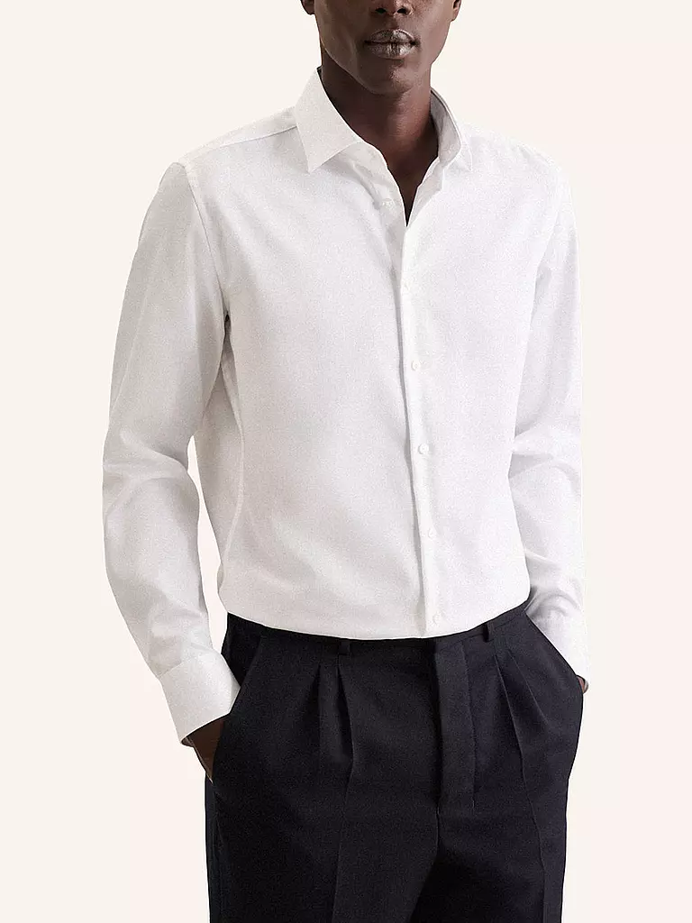 SEIDENSTICKER | Chemise business cintrée | weiss