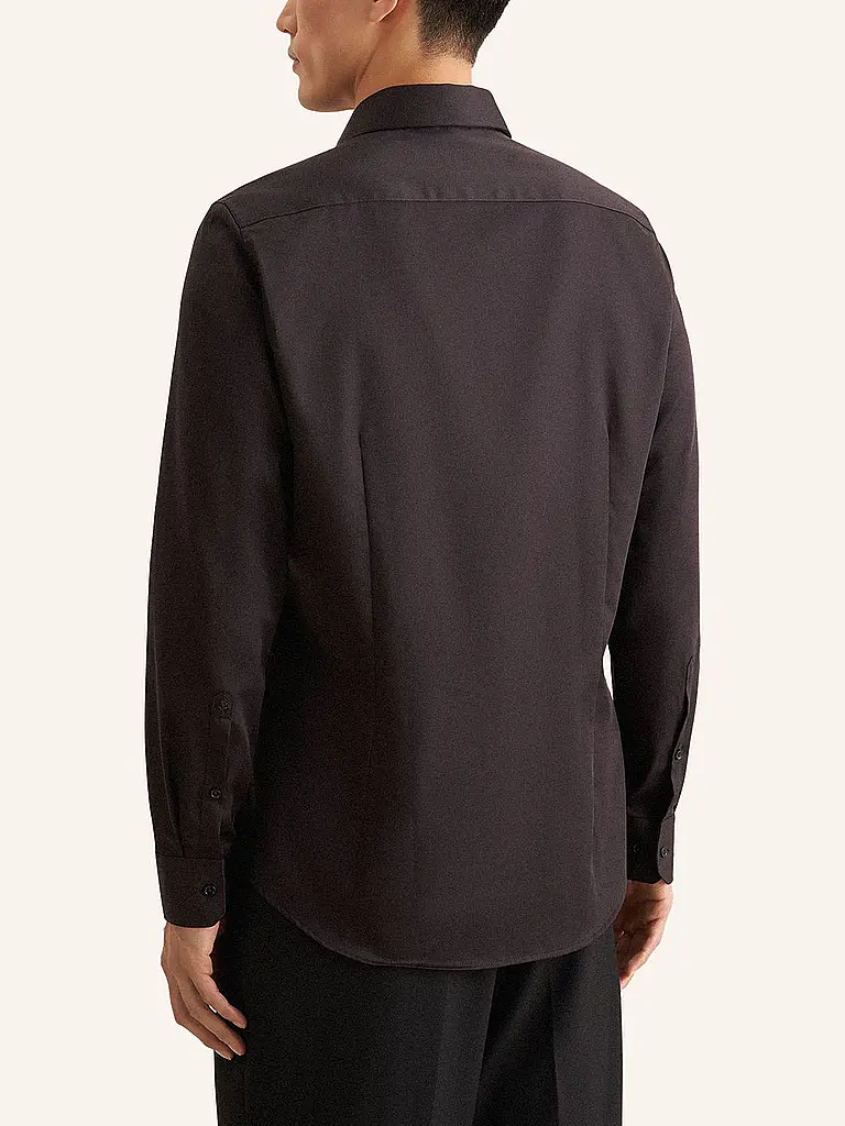 SEIDENSTICKER | Chemise business coupe slim | Noir