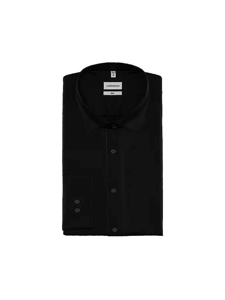 SEIDENSTICKER | Chemise business coupe slim | Noir