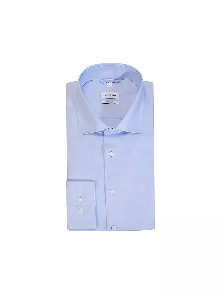 SEIDENSTICKER | Chemise coupe droite | Bleu clair