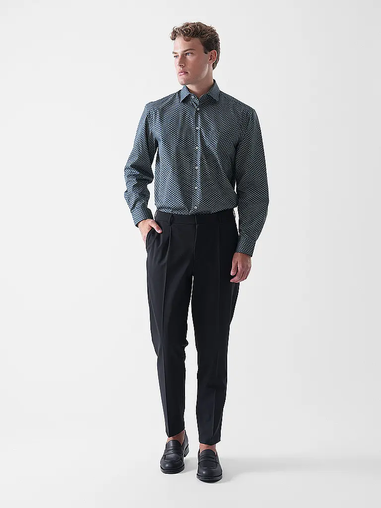 SEIDENSTICKER | Chemise coupe droite | dunkelgrün