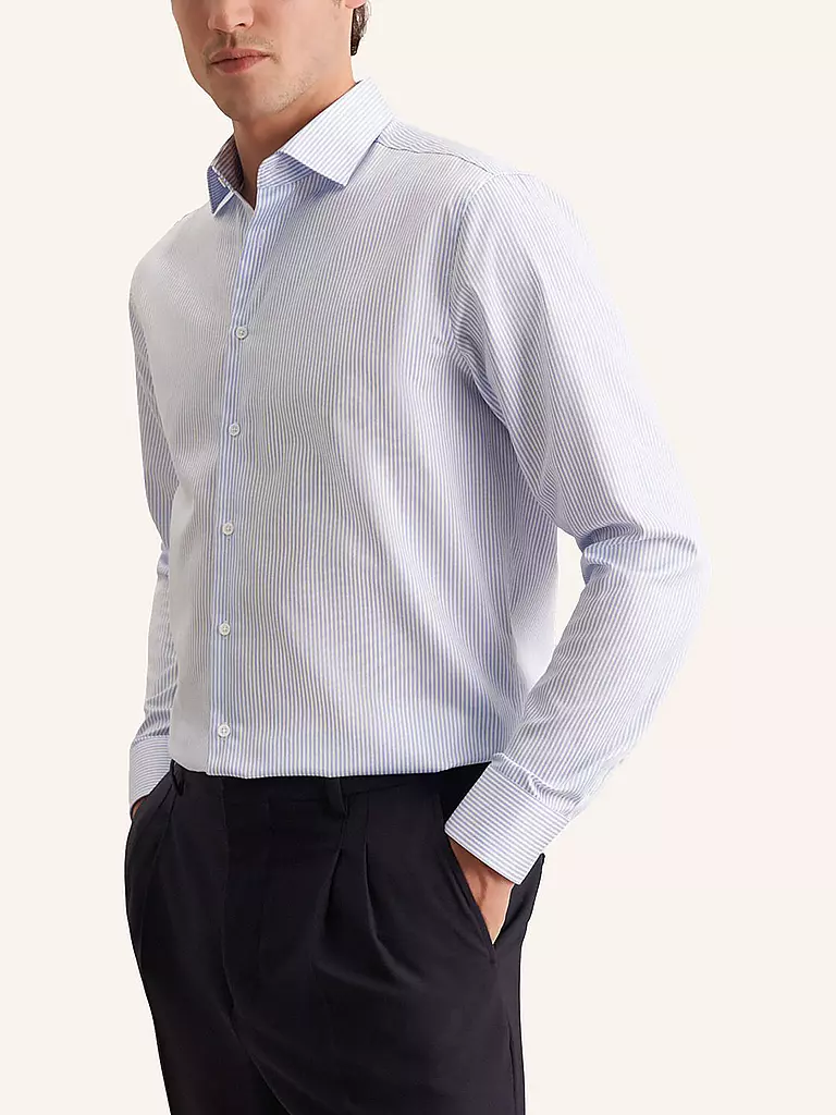 SEIDENSTICKER | Chemise coupe régulière | hellblau