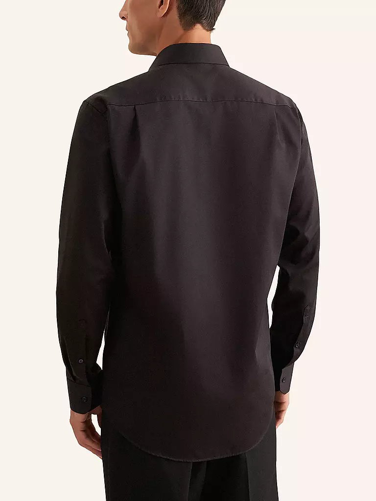 SEIDENSTICKER | Chemise coupe régulière | schwarz