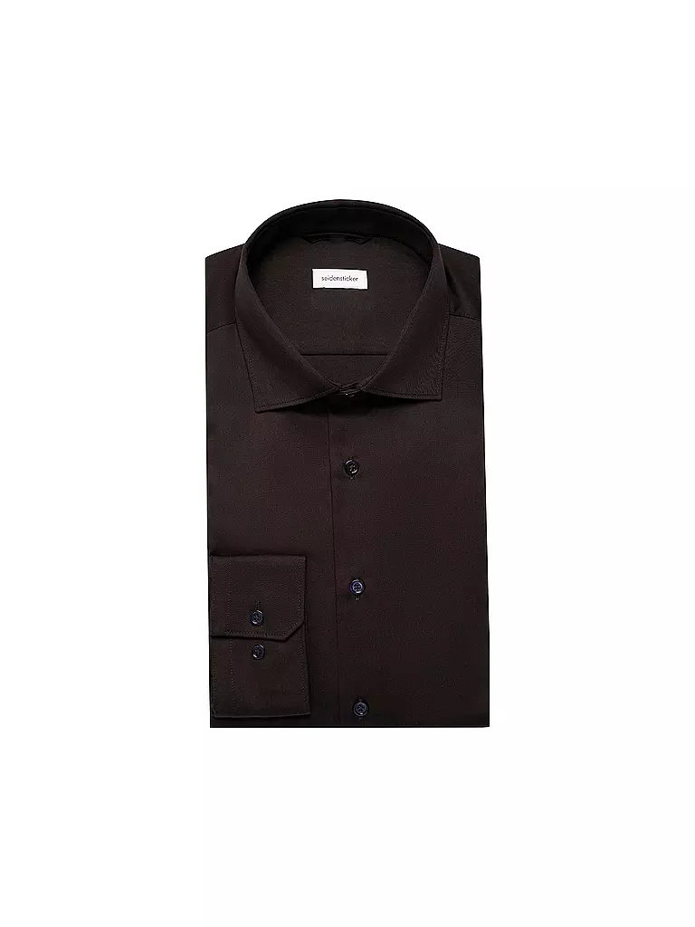 SEIDENSTICKER | Chemise coupe régulière | schwarz