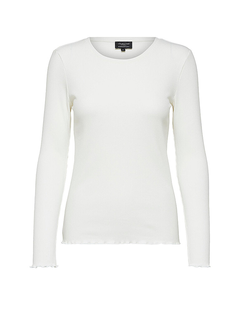 T-shirt à manches longues SLFANNA blanc XL