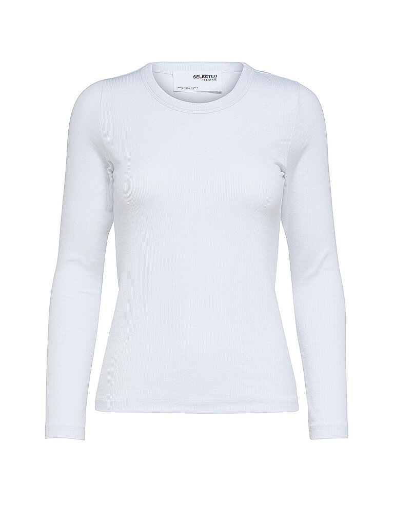 Langarmshirt SLFDIANNA blanc XS