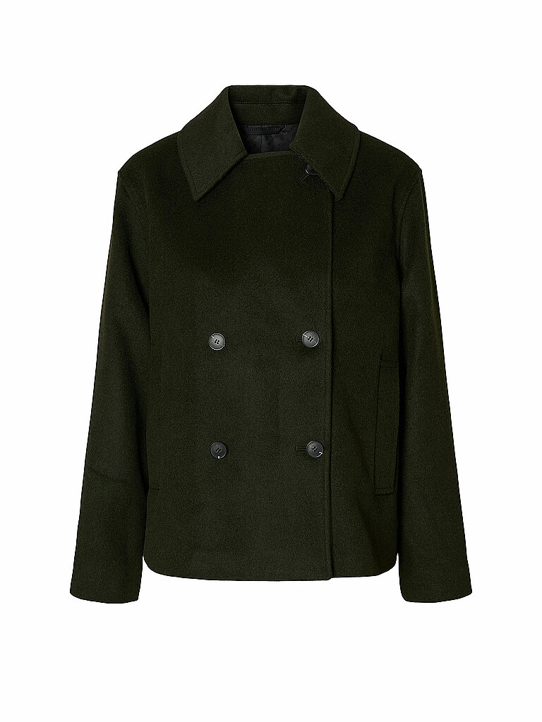 Veste en laine SLFALMA olive 38