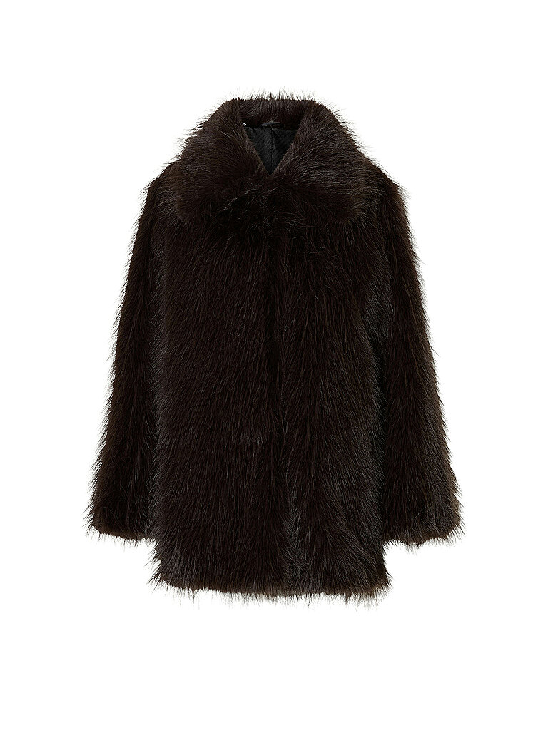 Manteau en fausse fourrure SLFBREA marron 40