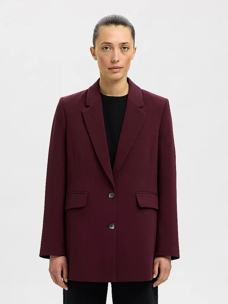 SELECTED FEMME | Blazer SLFRITA | Rouge foncé