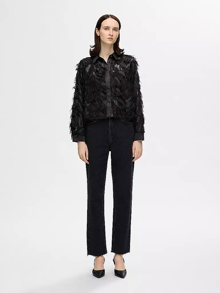 SELECTED FEMME | Bluse SLFMYLINE | Noir