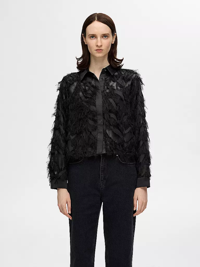 SELECTED FEMME | Bluse SLFMYLINE | Noir