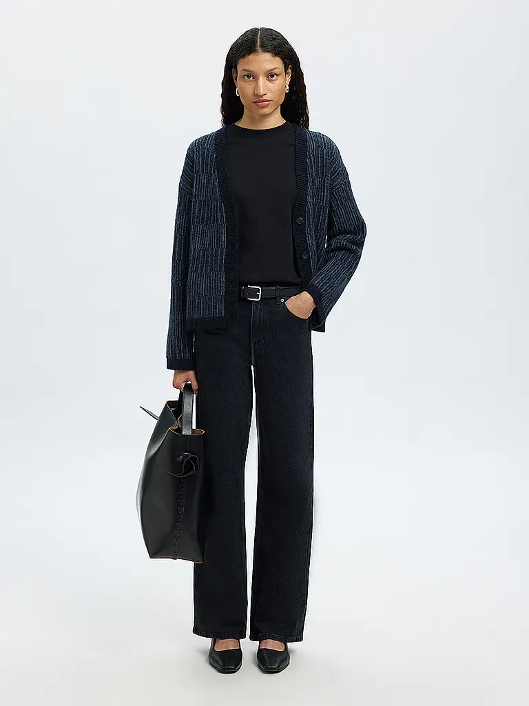 SELECTED FEMME | Cardigan SLFALVA | Bleu foncé