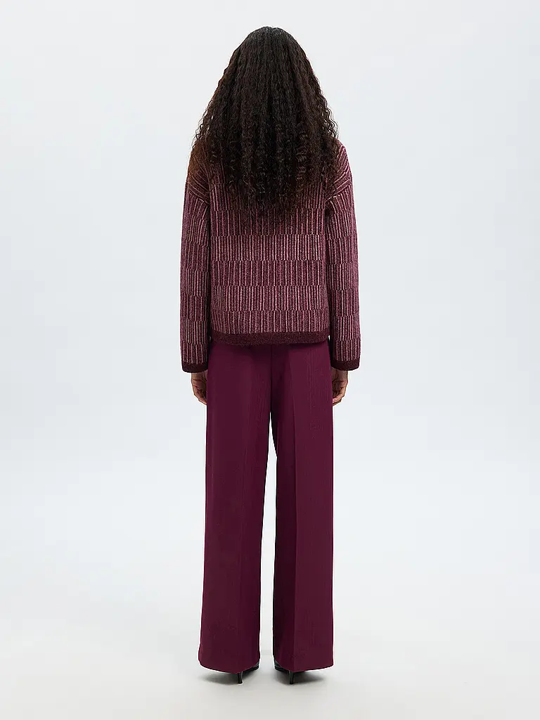 SELECTED FEMME | Cardigan SLFALVA | Rouge foncé