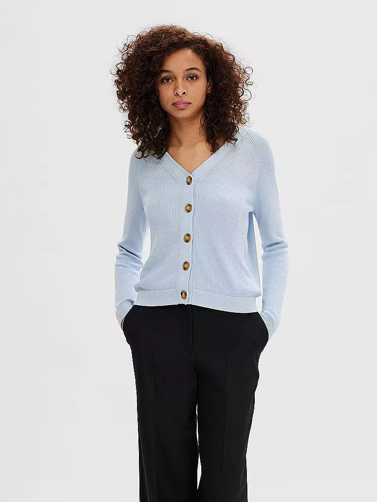 SELECTED FEMME | Cardigan SLFELINNA | Bleu clair